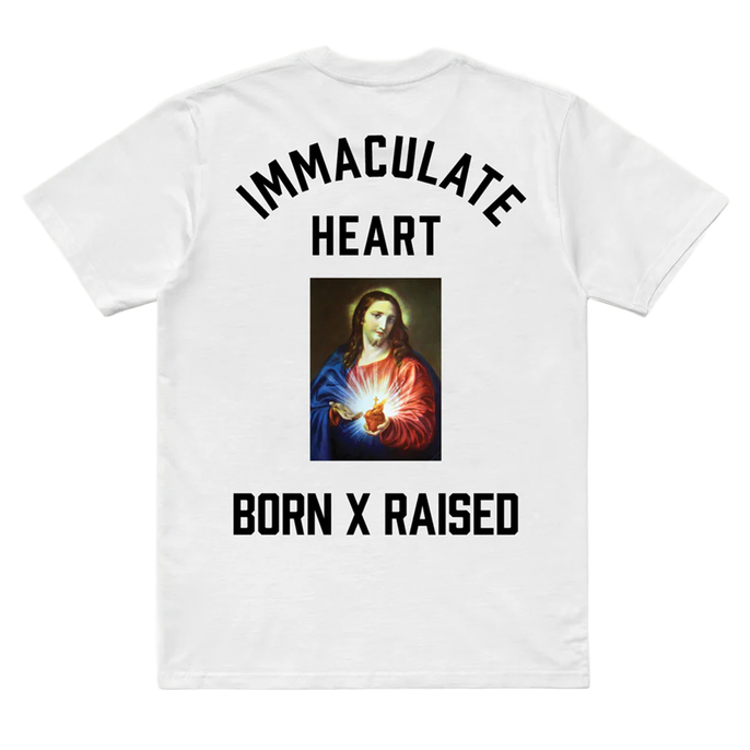 BORN X RAISED - IMMACULATE TEE WHITE