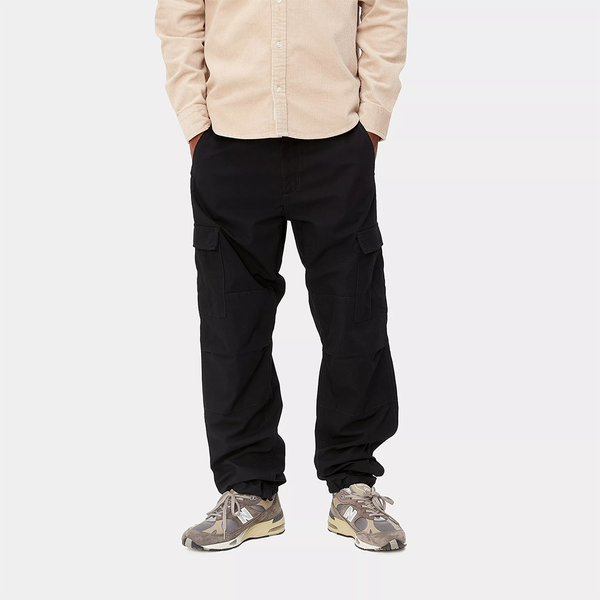 CARHARTT WIP - AVIATION PANT BLACK RINSED L32