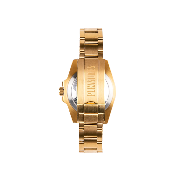 PLEASURES - ANYTIME WATCH GOLD BLACK