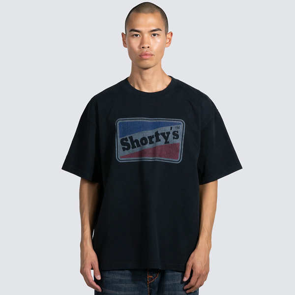 PLEASURES - BOX LOGO HEAVYWEIGHT SHIRT BLACK