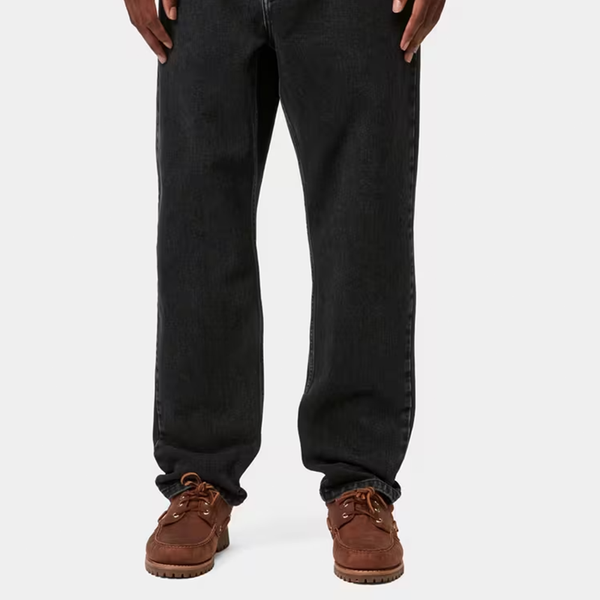 CARHARTT WIP - NEWEL PANT BLACK STONE WASHED