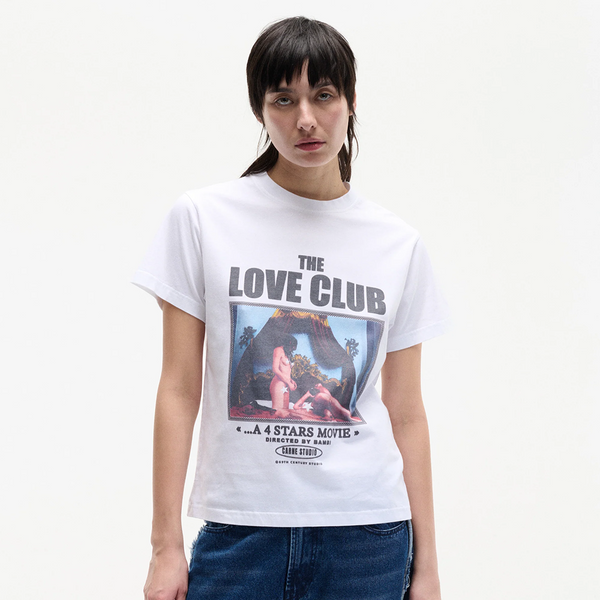 CARNE BOLLENTE - THE LOVE CLUB T-SHIRT WHITE