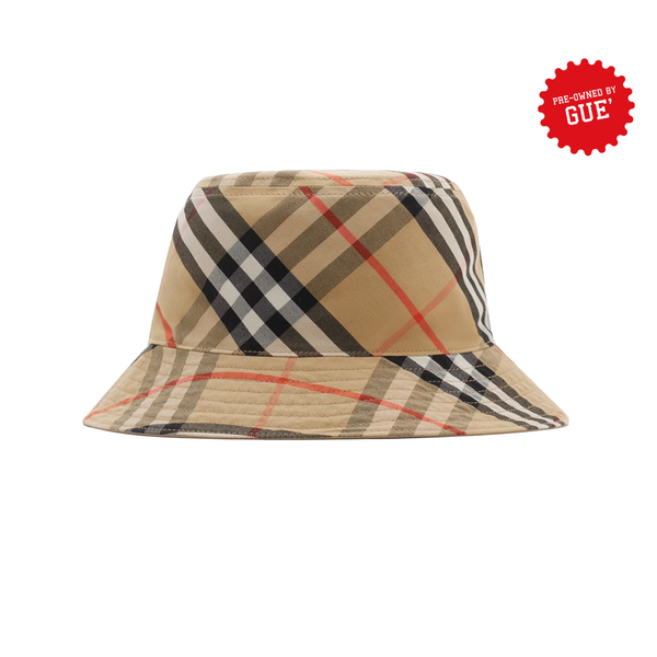 BURBERRY - BUCKET HAT PRE OWNED BY GUE