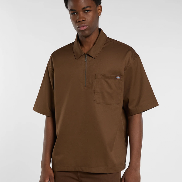 DICKIES - CADIZ SHIRT BROWN