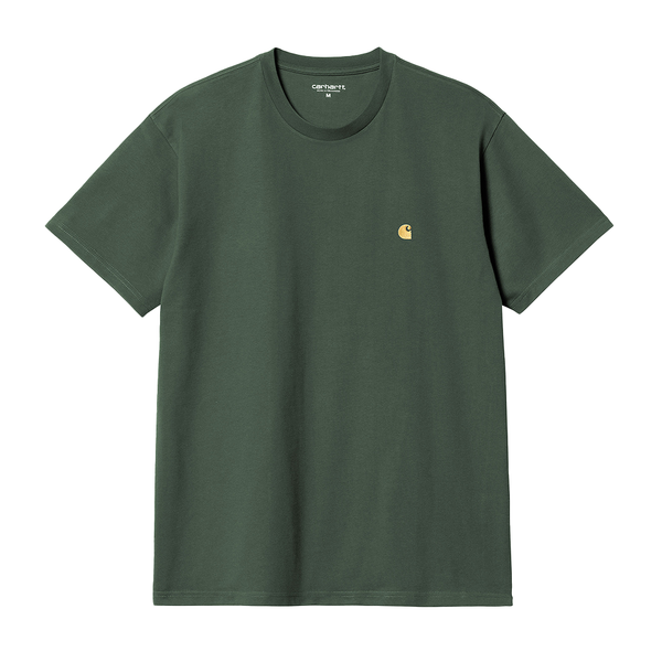 CARHARTT WIP - CHASE T-SHIRT SYCAMORE TREE/GOLD