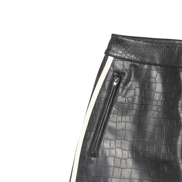 ADIDAS ORIGINALS - PLEATHER SKIRT BLACK