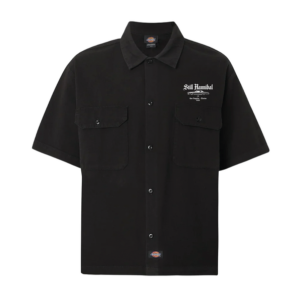 HANNIBAL STORE - STILL HANNIBAL X DICKIES SHIRT BLACK