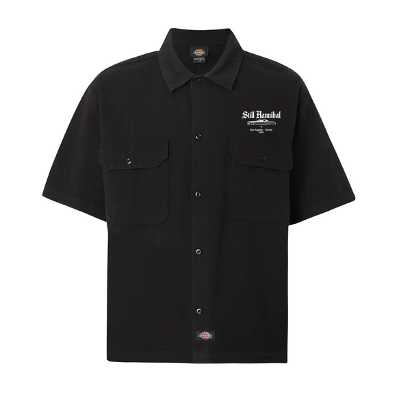 HANNIBAL STORE - STILL HANNIBAL X DICKIES SHIRT BLACK