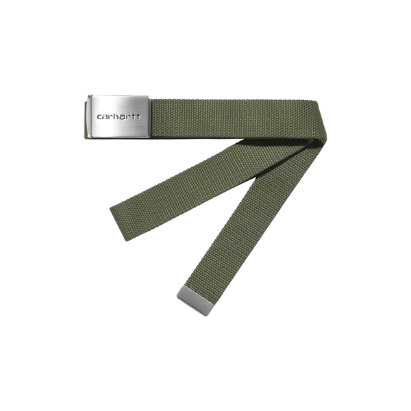 CARHARTT WIP - CLIP BELT CRHOME LEAF