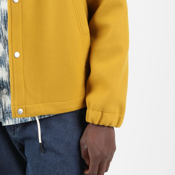 WEMOTO - HALL FLEECE COACH JACKET YELLOW