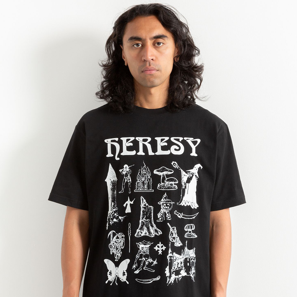 HERESY - ENTHUSIAST T-SHIRT BLACK