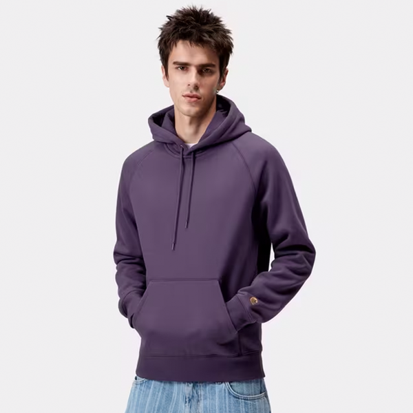 CARHARTT WIP - HOODED CHASE SWEAT LOKERS/GOLD