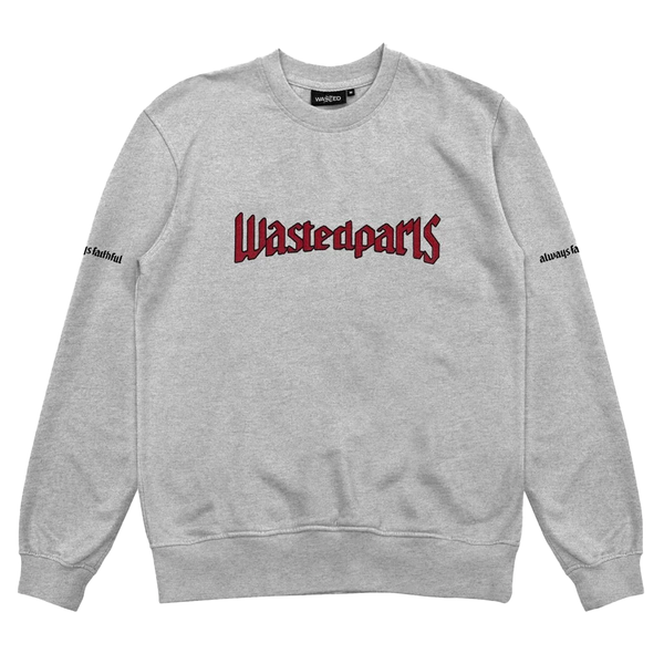 WASTED PARIS - CREWNECK UNITED GREY