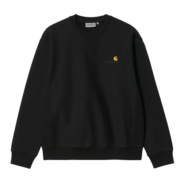 CARHARTT WIP - AMERICAN SCRIPT SWEAT BLACK