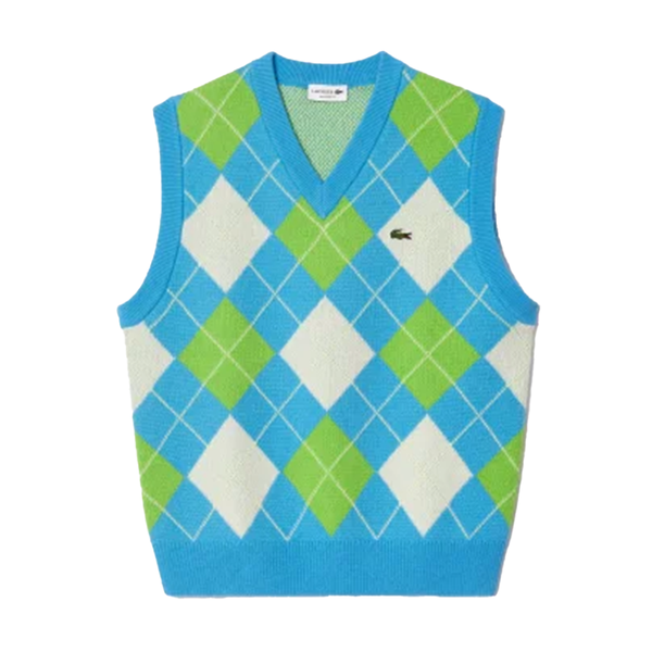 LACOSTE - PULLOVER VEST BLUE/GREEN