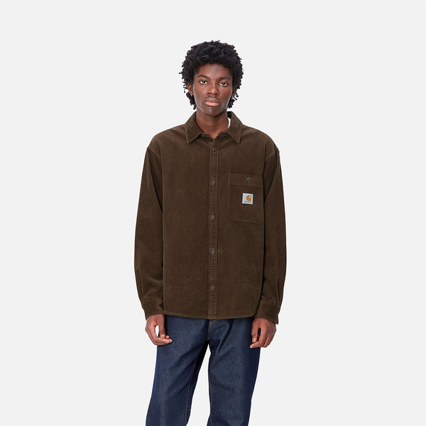 CARHARTT WIP - L/S FLINT SHIRT CHOCOLATE