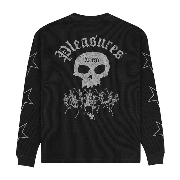 PLEASURES - MISLED THERMAL LONG SLEEVE BLACK