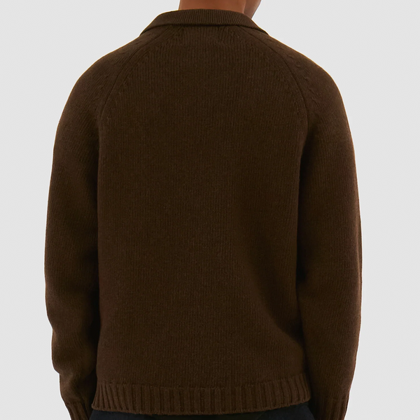 ARTE - FOOTBALL KNIT BROWN