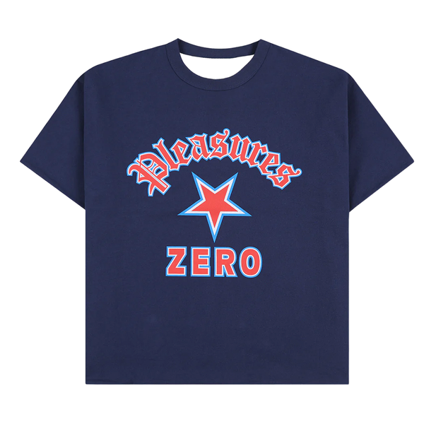 PLEASURES - STARS REVERSIBLE SHIRT NAVY