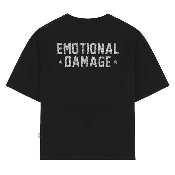 IUTER - DAMAGE TEE BLACK
