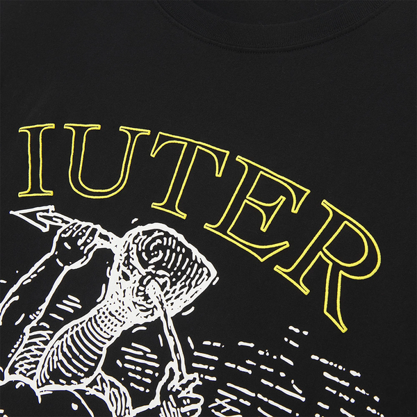 IUTER - DAMAGE TEE BLACK