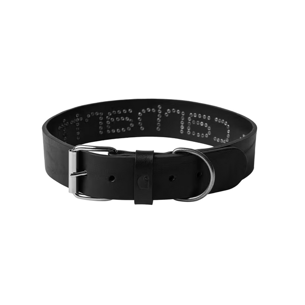 CARHARTT WIP - SCRIPT STUDS DOG COLLAR M/L