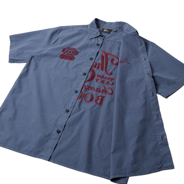 PARRA - THE END BOOKS SHIRT BLUE