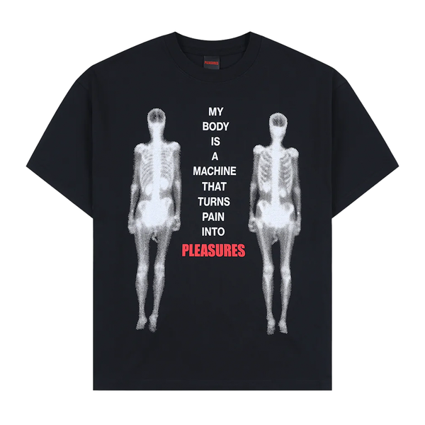 PLEASURES - MACHINE T-SHIRT BLACK