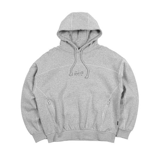 WASTED PARIS - VESPER BOXY HOODIE ASH GREY