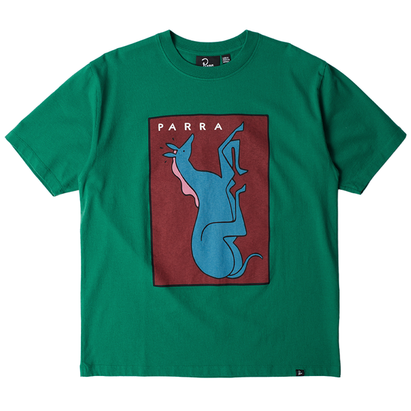PARRA - VERTICAL HORSE T-SHIRT GREEN