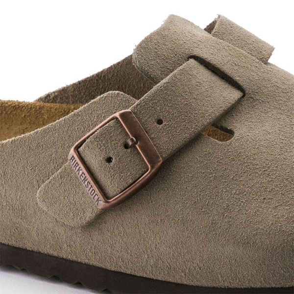 BIRKENSTOCK - BOSTON SFB TAUPE SUEDE LEATHER