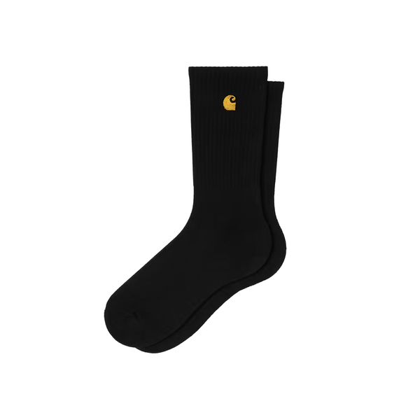 CARHARTT WIP - CHASE SOCKS BLACK/GOLD