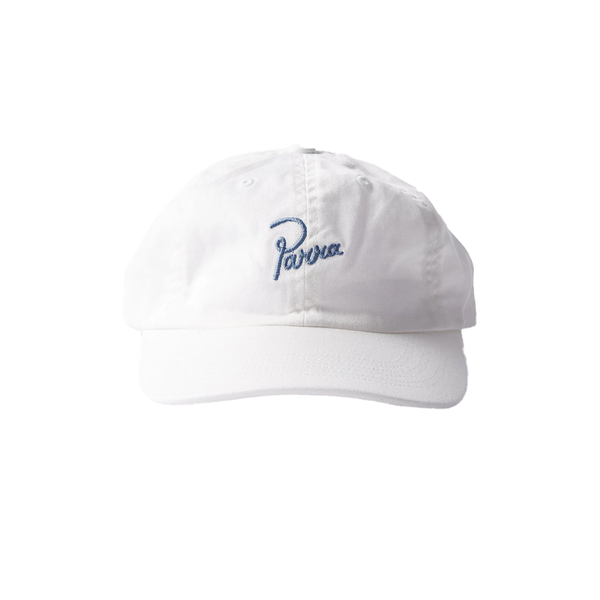 PARRA - SCRIPT LOGO 6 PANEL HAT WHITE