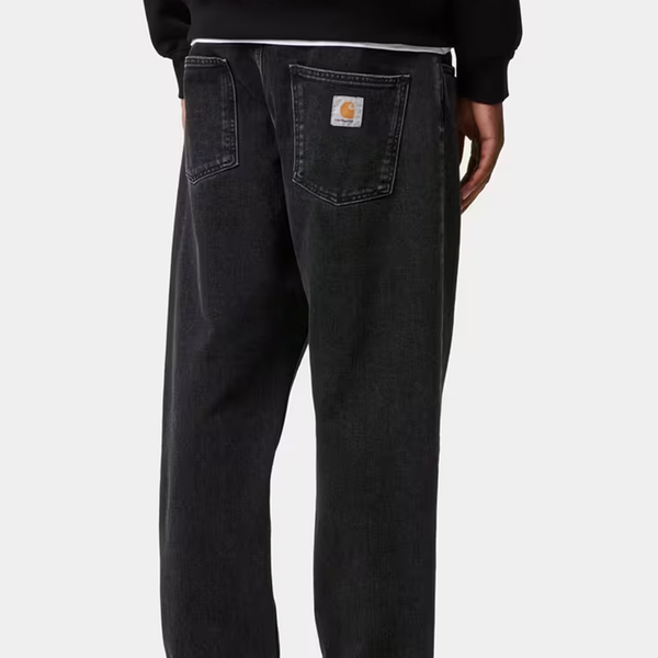 CARHARTT WIP - NEWEL PANT BLACK STONE WASHED