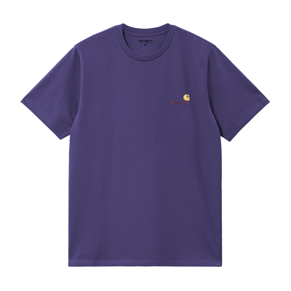 CARHARTT WIP - S/S AMERICAN SCRIPT T-SHIRT AURA