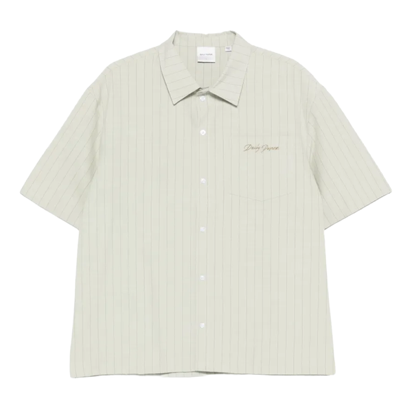 DAILY PAPER - SCRIPT SS SHIRT GREEN STRIPE