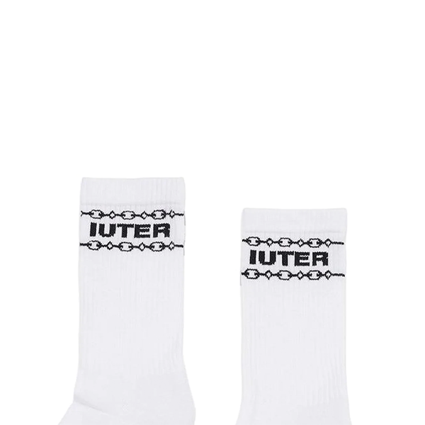 IUTER - CHAIN SOCKS WHITE