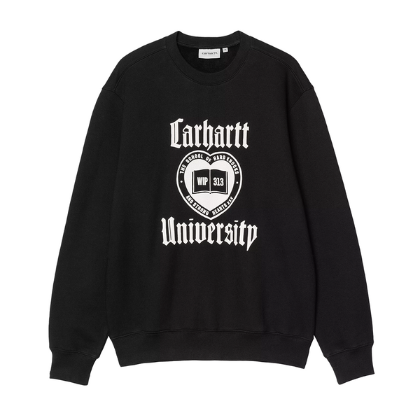 CARHARTT WIP - SCHOOLING SWEAT BLACK