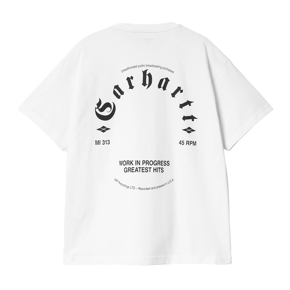 CARHARTT WIP - GREATEST HITS T-SHIRT WHITE/BLACK