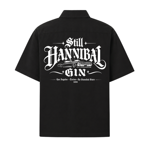 HANNIBAL STORE - STILL HANNIBAL X DICKIES SHIRT BLACK