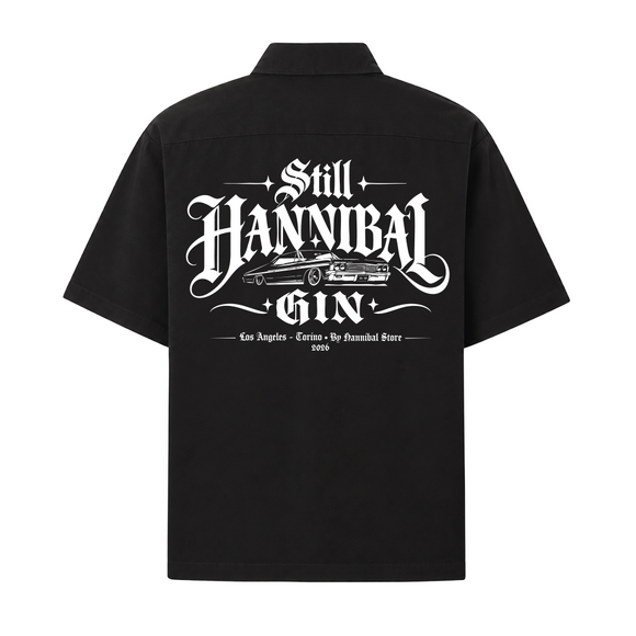 HANNIBAL STORE - STILL HANNIBAL X DICKIES SHIRT BLACK
