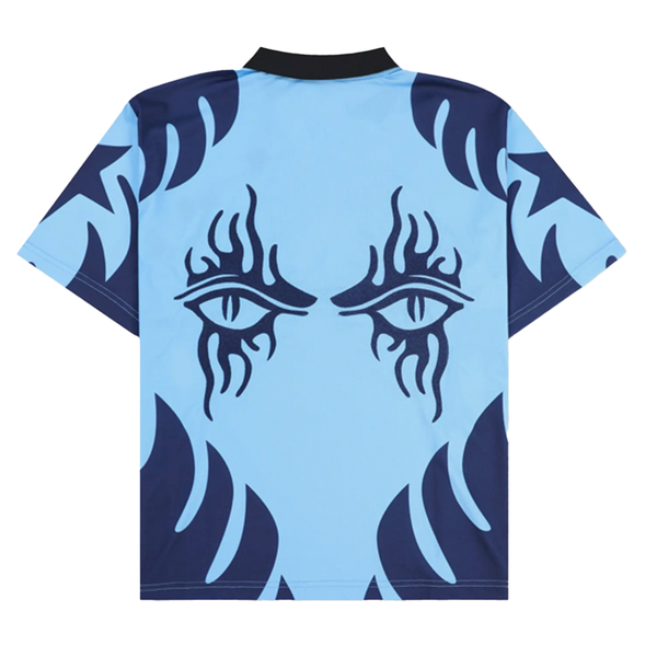 PLEASURES - AFTERLIFE SOCCER JERSEY BLUE