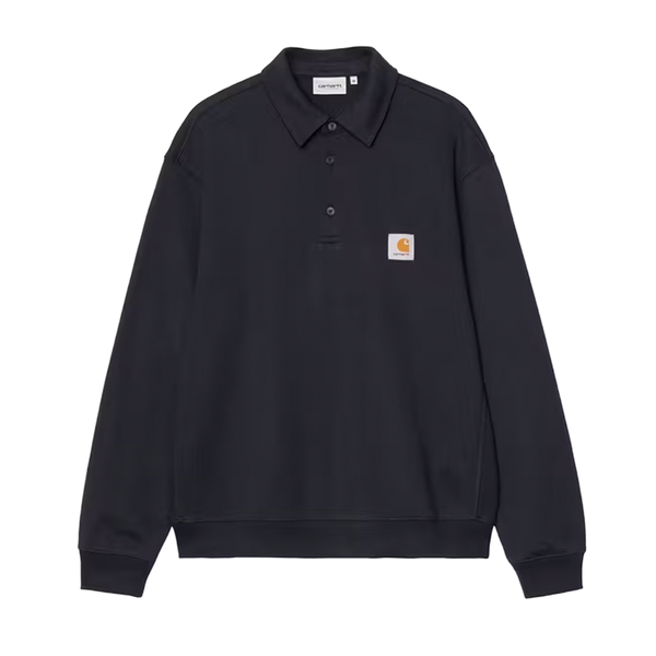 CARHARTT WIP - POLO SWEAT DEEP NIGHT