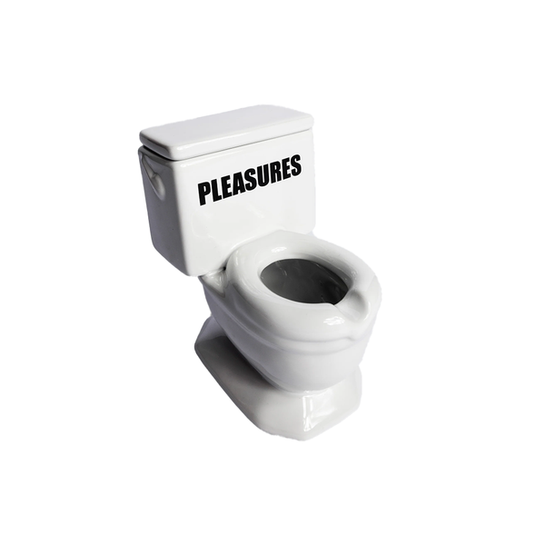 PLEASURES - TOILET ASHTRAY WHITE