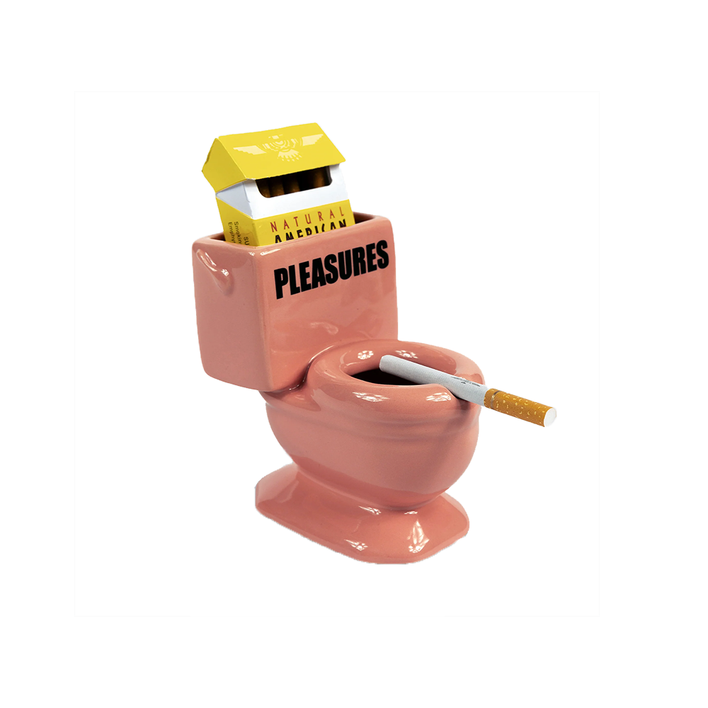 PLEASURES - TOILET ASHTRAY PINK