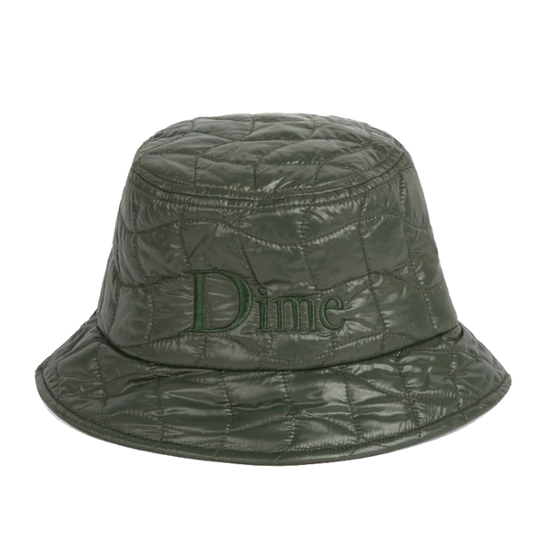 DIME - QUILTED OUTLINE BUCKET HAT ARMY