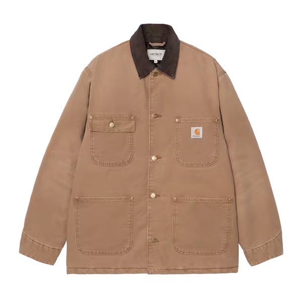 CARHARTT WIP - OG CHORE COAT HAMILTON BROWN/TOBACCO STONE CANVAS