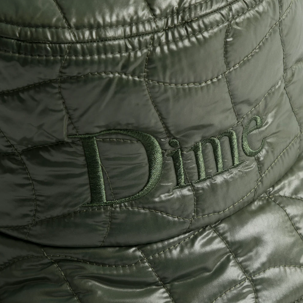 DIME - QUILTED OUTLINE BUCKET HAT ARMY