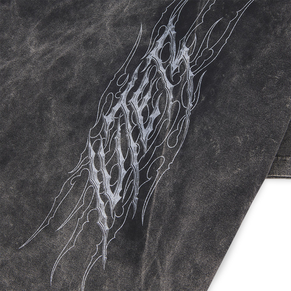 IUTER - TRIBAL MARBLE TEE MARBLE BLACK