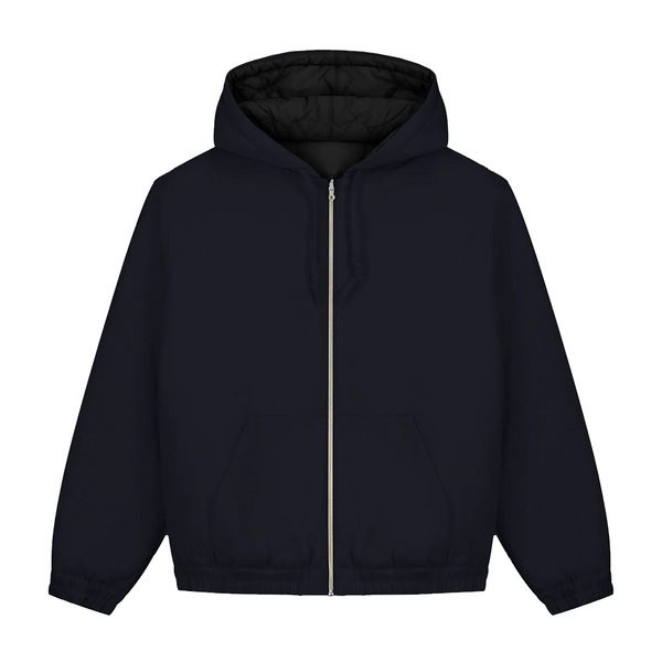 ARTE - REVERSIBLE HOODED JACKET NAVY